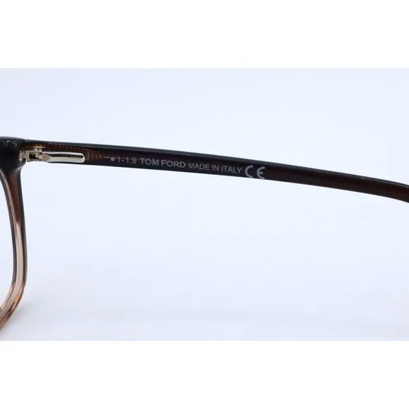 Authentic Tom Ford TF 5514 050 Cat Eye Dark Brown Eyeglasses Clear Lenses 54mm